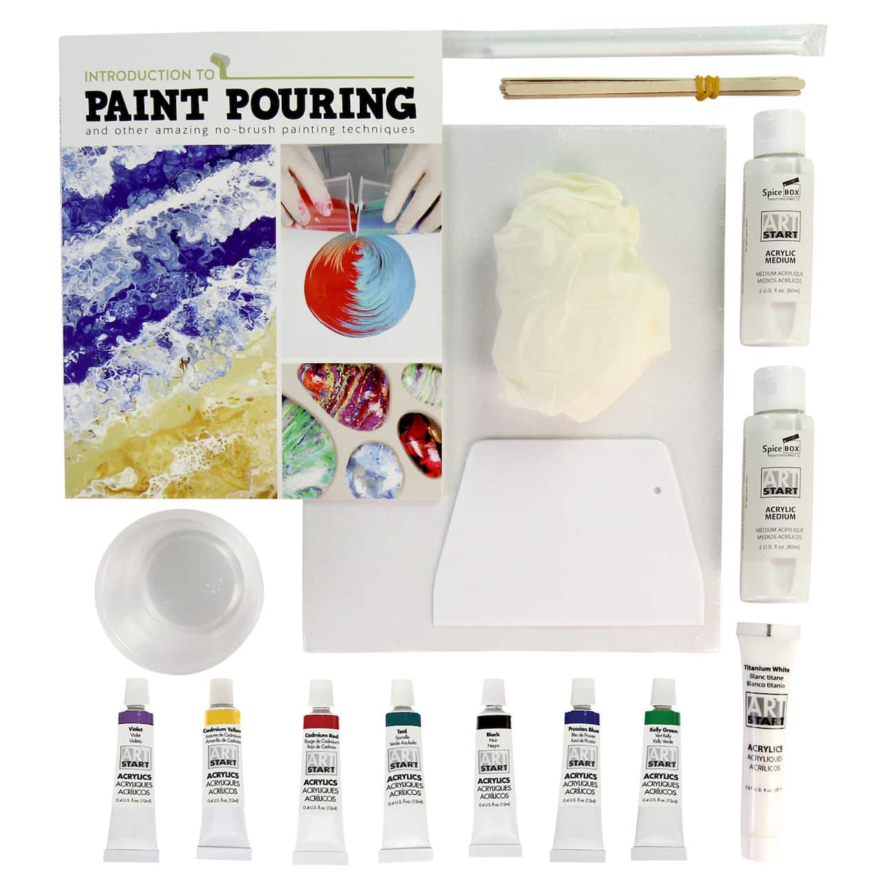 SpiceBox Introduction to Paint Pouring Kit